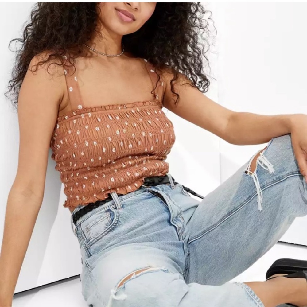 AE Cropped Smoked Tank